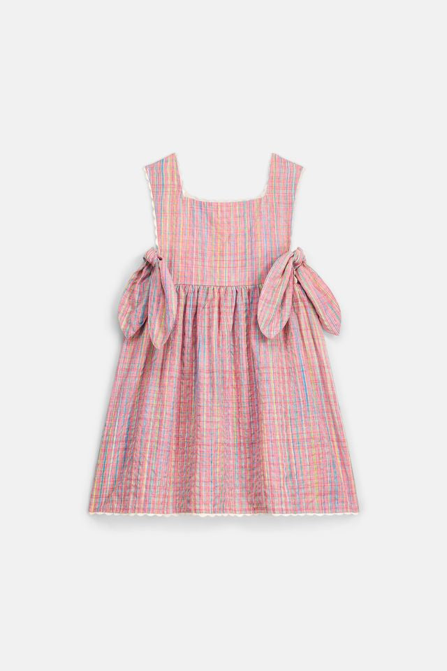 Aloisa Dress- Pink Pomelo Check