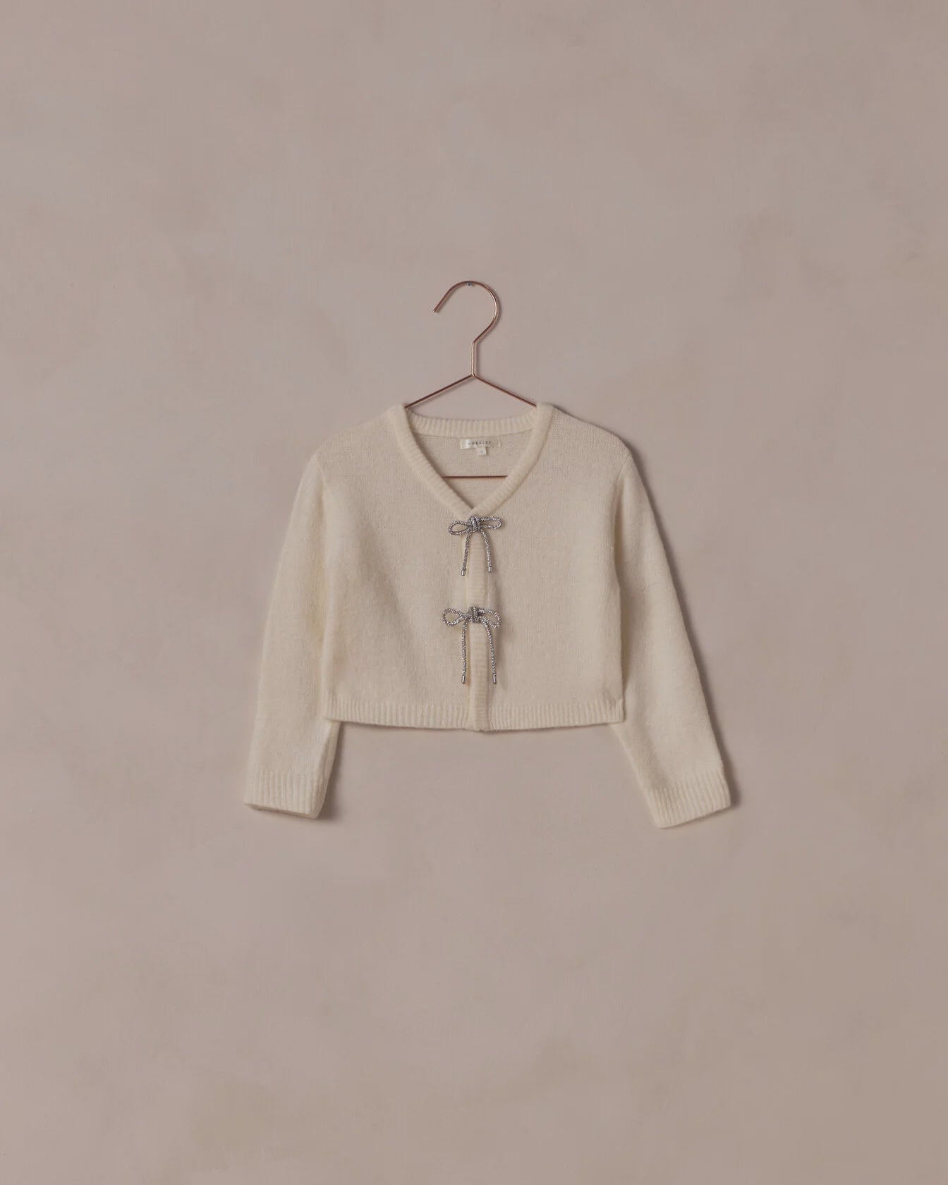 Bow Cardigan - Ivory