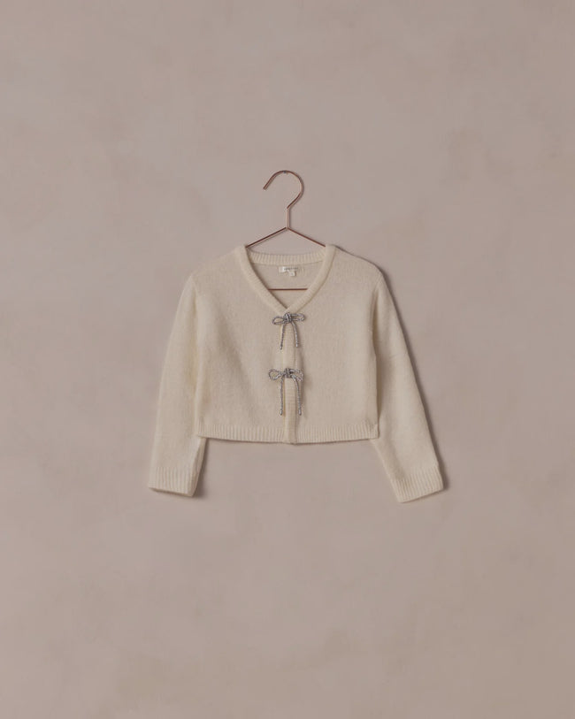 Bow Cardigan - Ivory