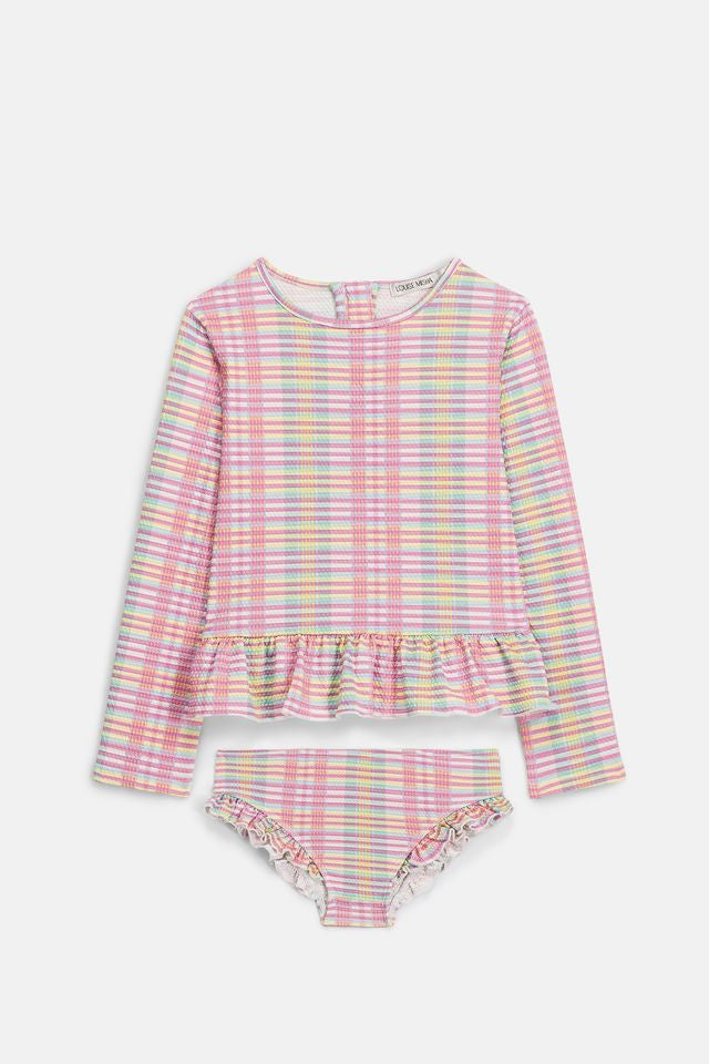 Yani Bathing Suit- Pink Checks
