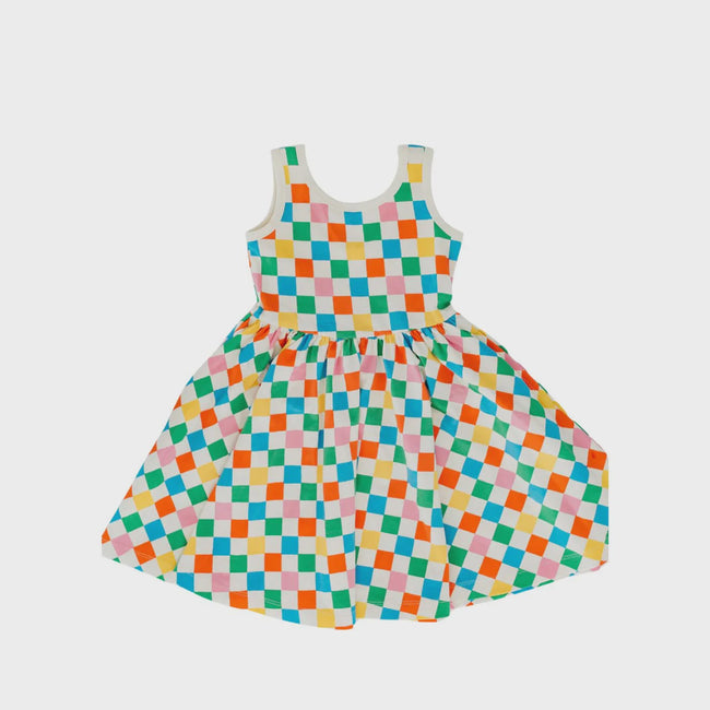 Checkered Tank Dress