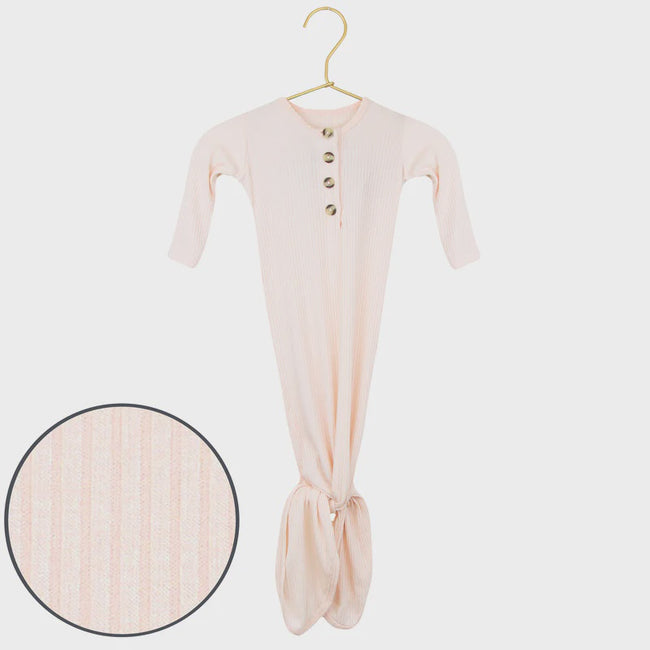 Girl's Ribbed Knotted Gown