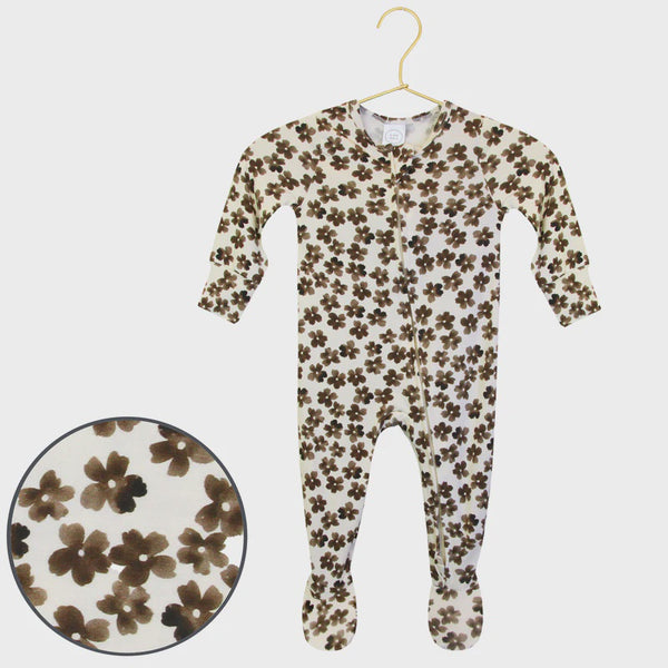 Girl's Zipper Footie