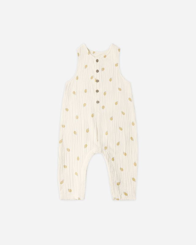 Button Jumpsuit- Pineapple