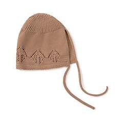 Knit Openwork Bonnet