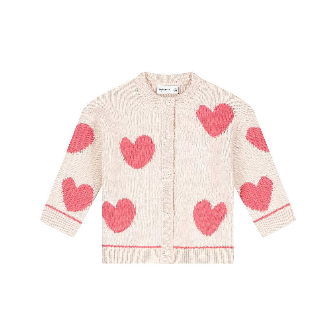 Pink Heart Cardigan