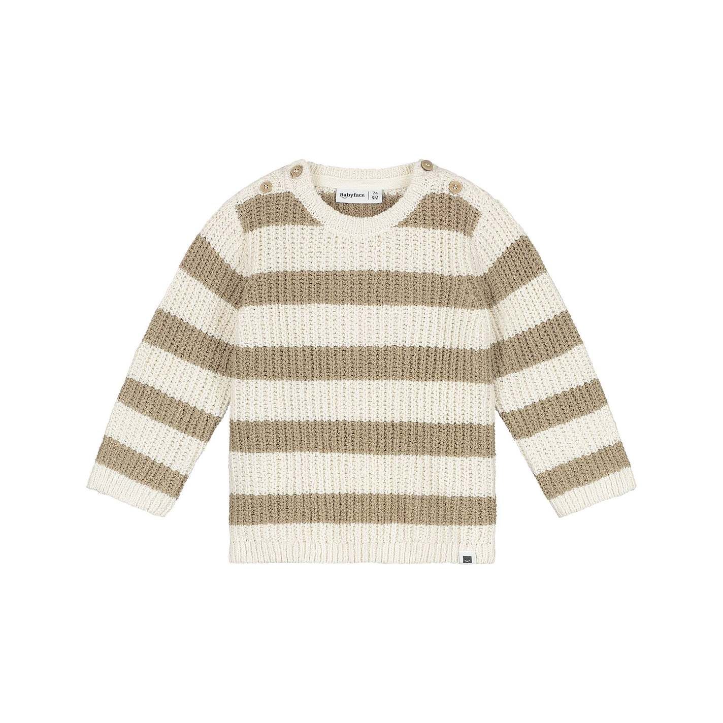 Stripe Sweater- Tan