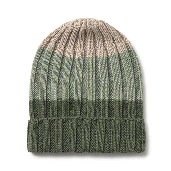 Knit Stripe Rib Hat
