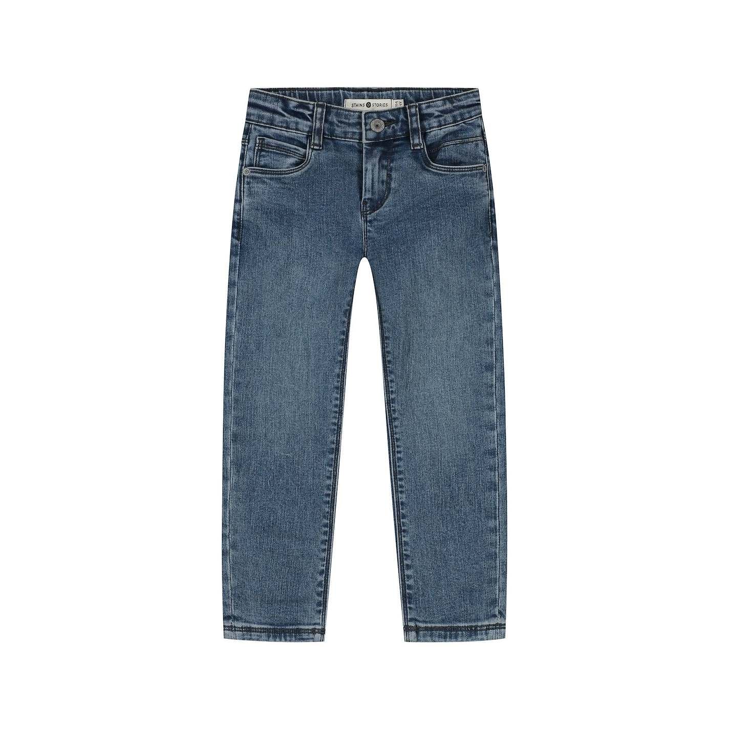 Denim Pants- Medium Blue
