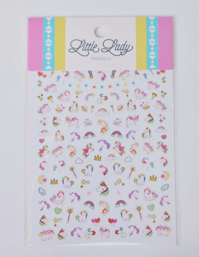 Unicorn Party Nail Stickers