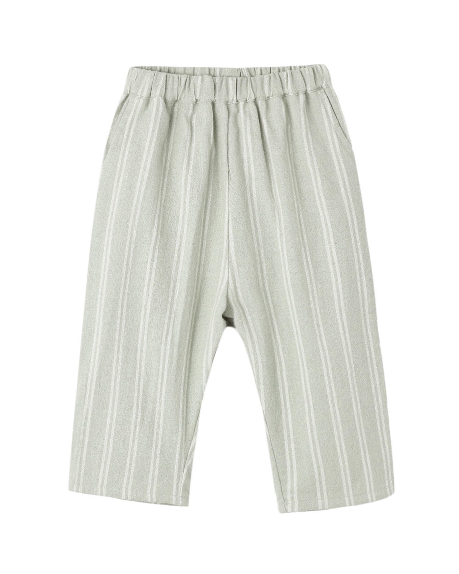 Palmer Pant- Sage Pinstripe