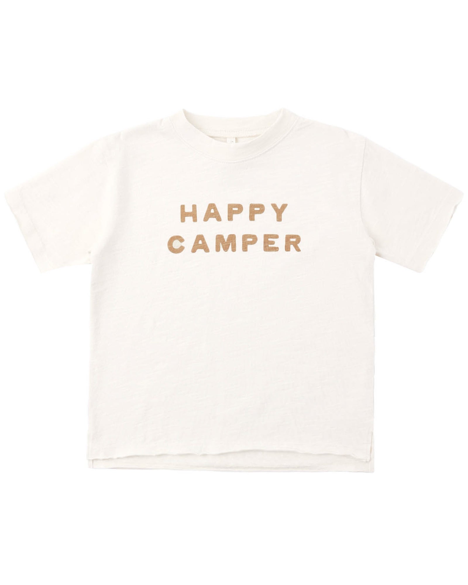 Happy Camper Raw Edge Tee