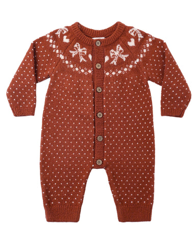 Raglan Jumpsuit- Santa