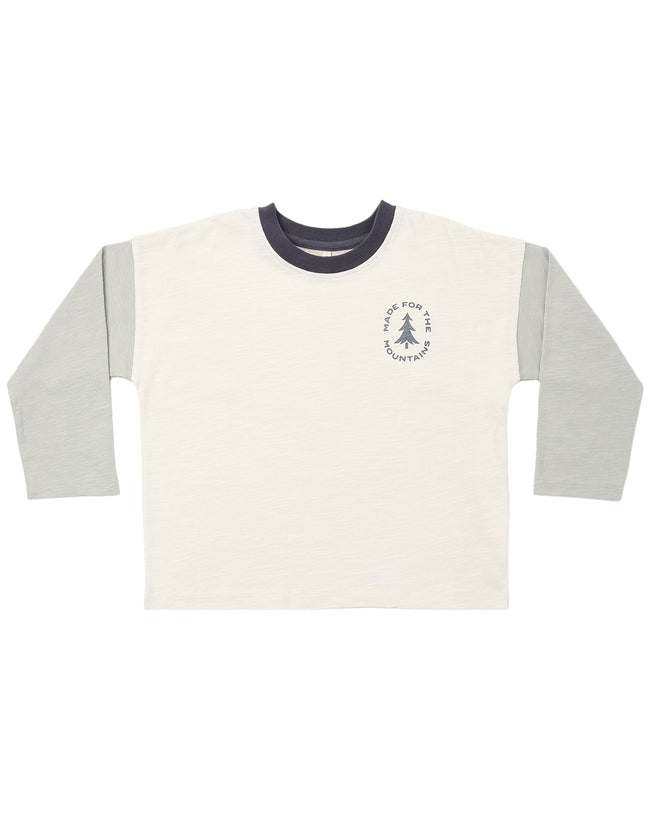 Camden Long Sleeve Tee- Mountains