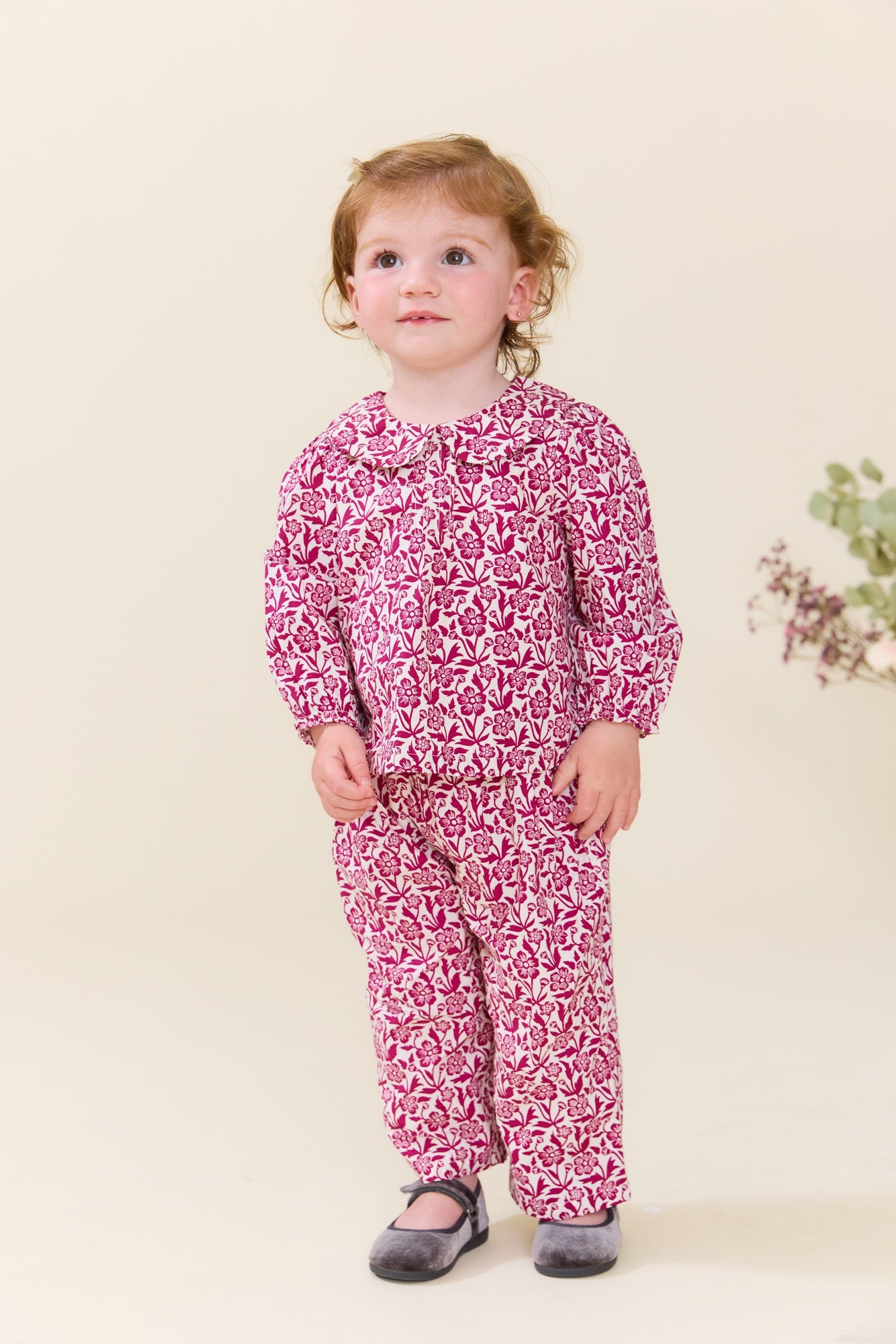 Dawson Set- Burgundy Floral