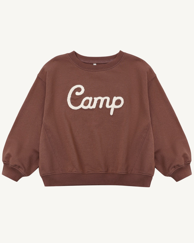 Oversized Sweatshirt- Camp