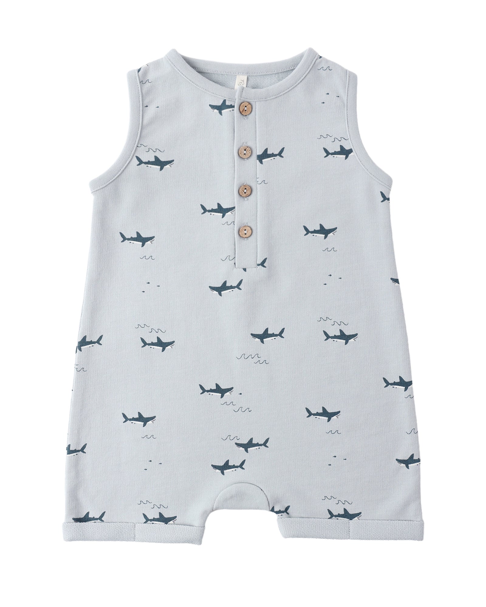 Davis Romper- Sharks
