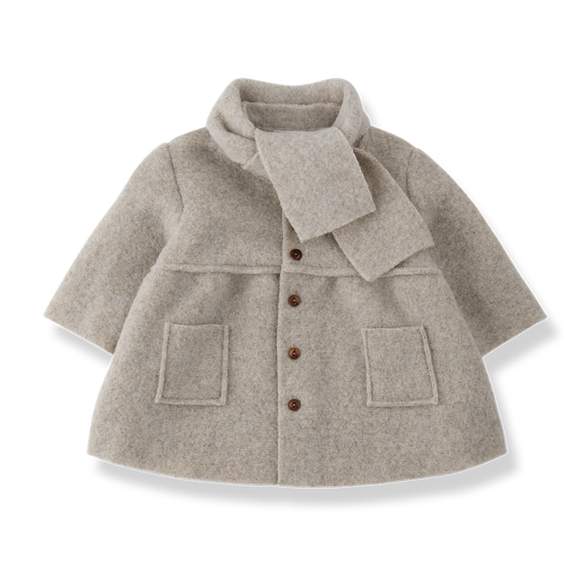 Gorizia Coat and Scarf- Beige