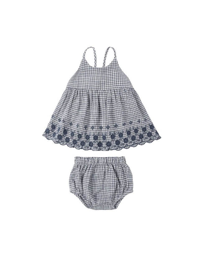Zenni Set -Marine Gingham