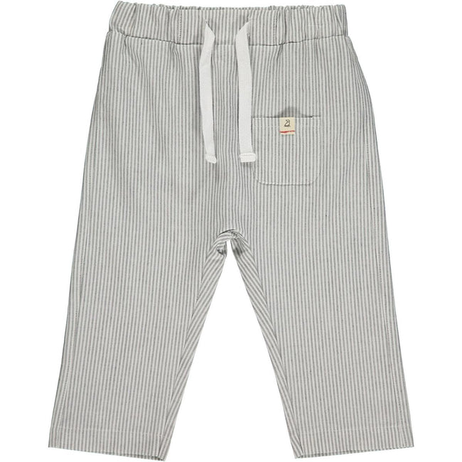 Bosun Cotton Gauze Pants - Beige Stripe