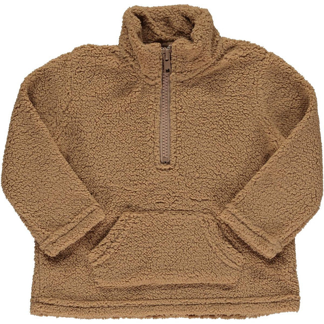 Picchu Baby Sherpa Zip Up - Beige