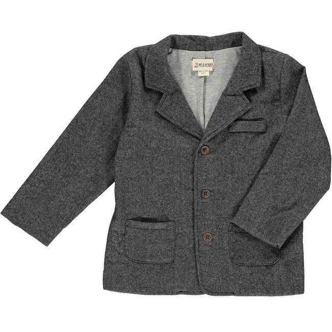 Tweedy Jacket - Black Tweed