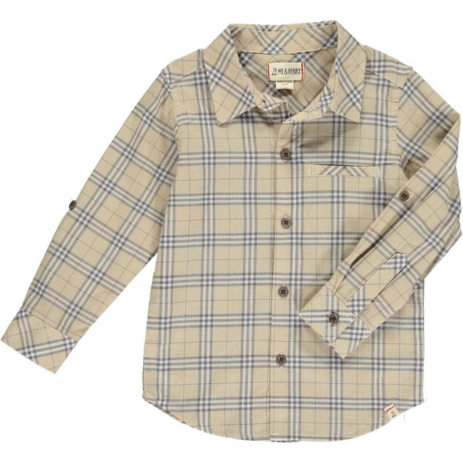 Atwood Woven Shirt - Tan Plaid