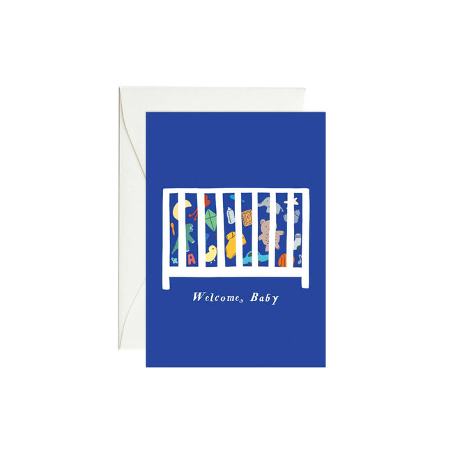 Toy Crib Baby Mini Enclosure Card