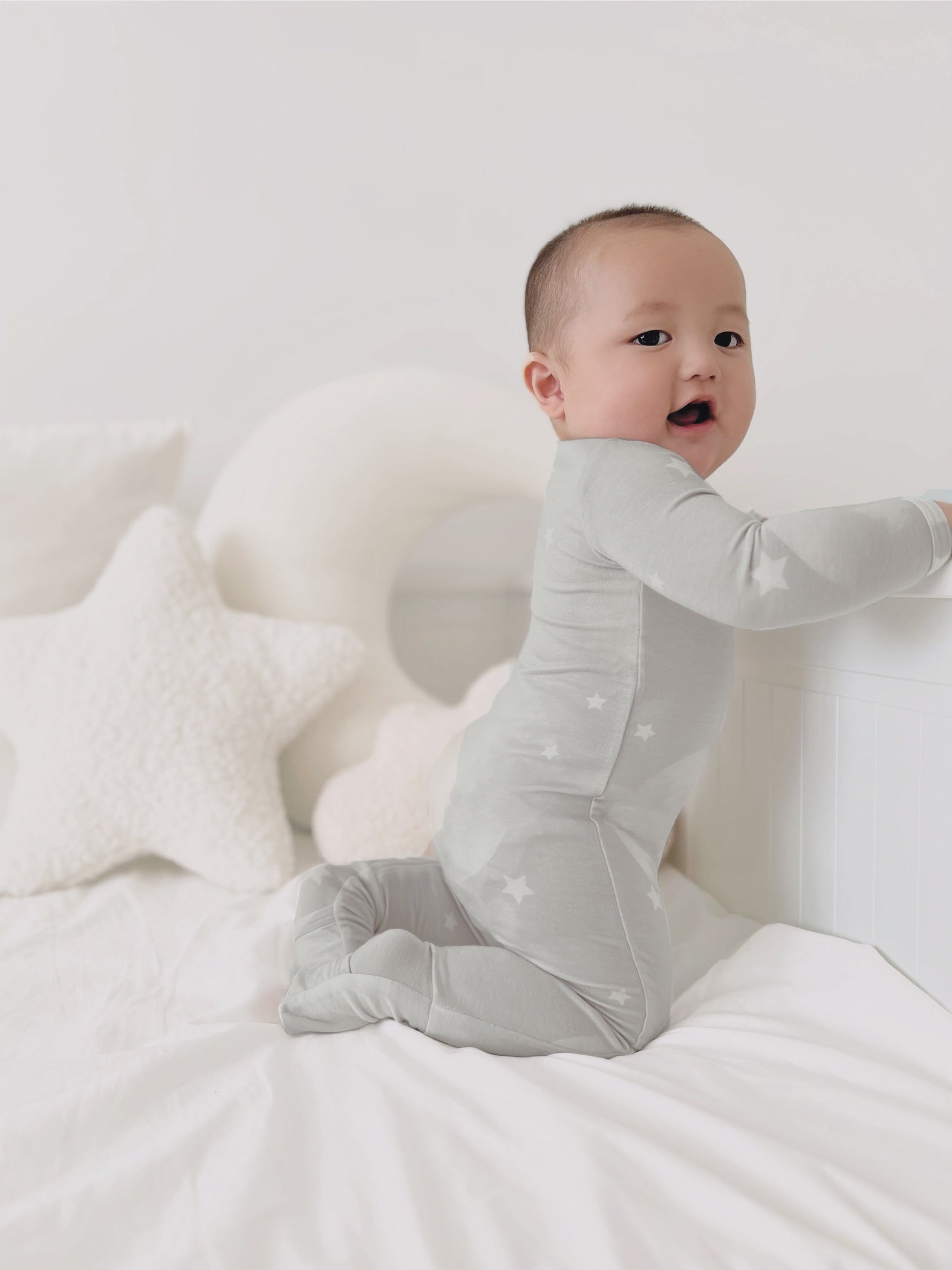 Convertible Pajama - Footie/Romper - Moon & Stars