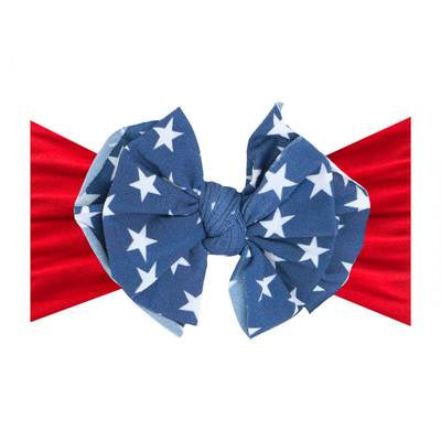 Combination Fab Headband - Cherry/Blue Star