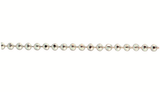 Dainty Sparkly Ball Chain 1.2mm - Silver