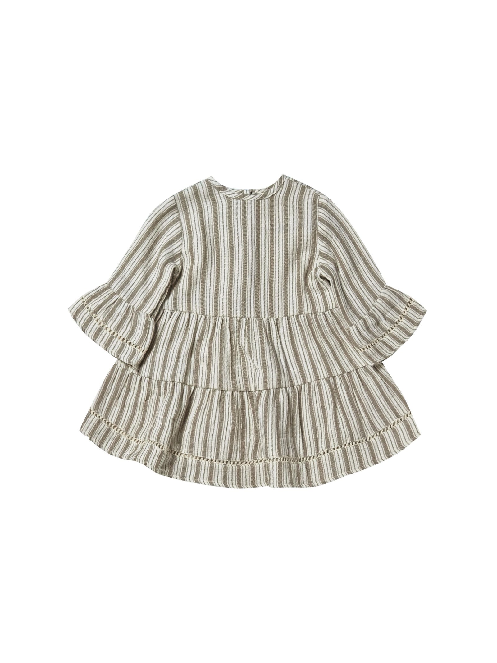Belle Dress - Fern Stripe