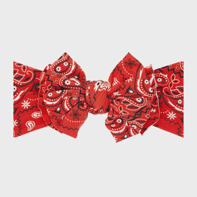 Printed FAB Headband - Red Bandana