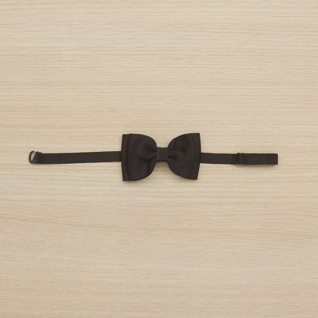 Ottoman Double Bow Tie - Black