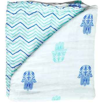 Organic Snug Blanket - Hamsa