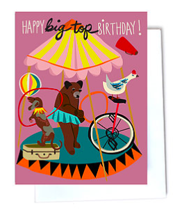 Big Top Birthday Card
