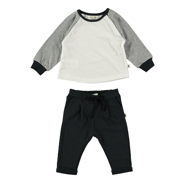 Baseball Long Sleeve Tee & Pant Set