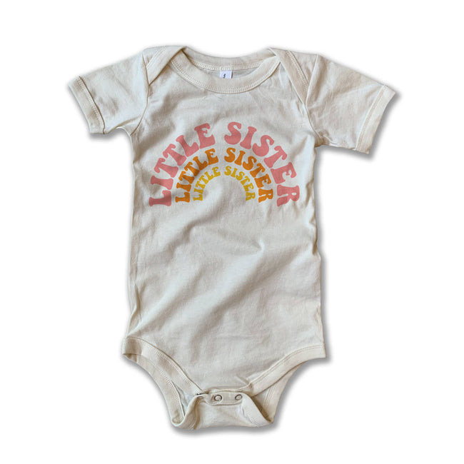 Little Sister Onesie - Natural