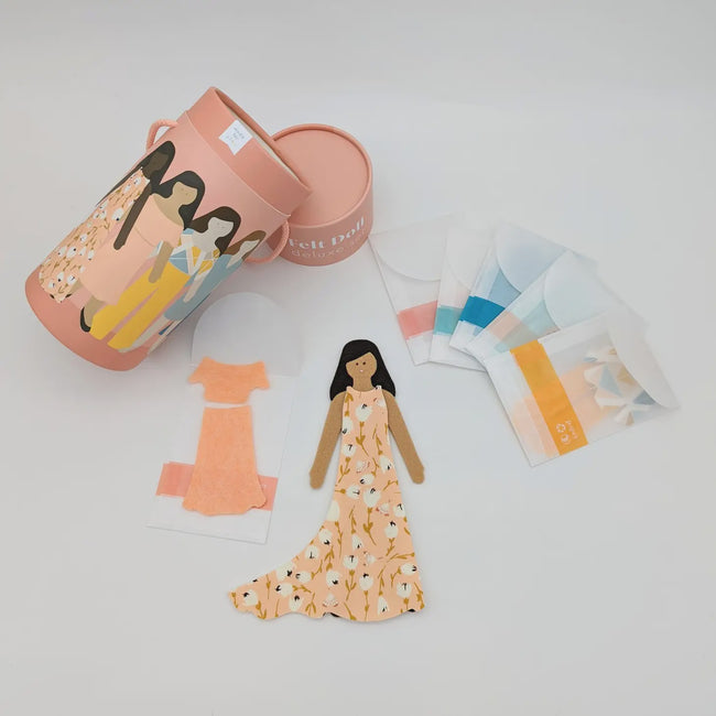 Felt Doll - Deluxe Set in Caramel