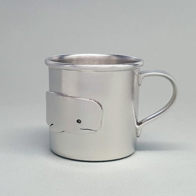 Whale Baby Cup - Pewter