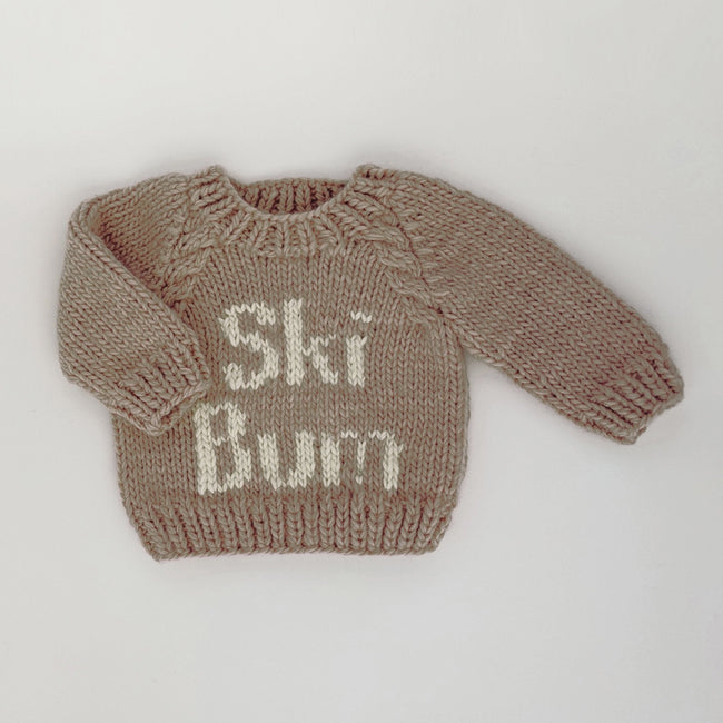 Ski Bum Crew Neck Sweater - Pebble