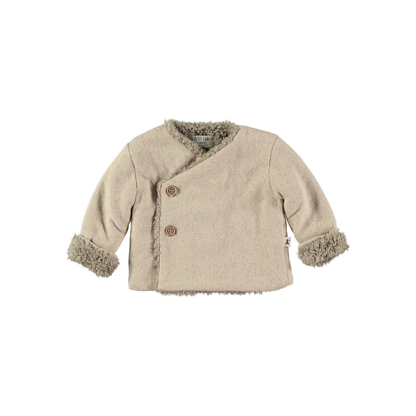 Side Button Jacket - Beige