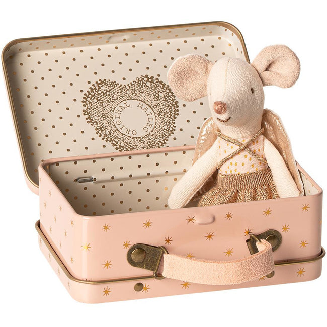 Guardian Angel in Suitcase - Little Sister Mouse