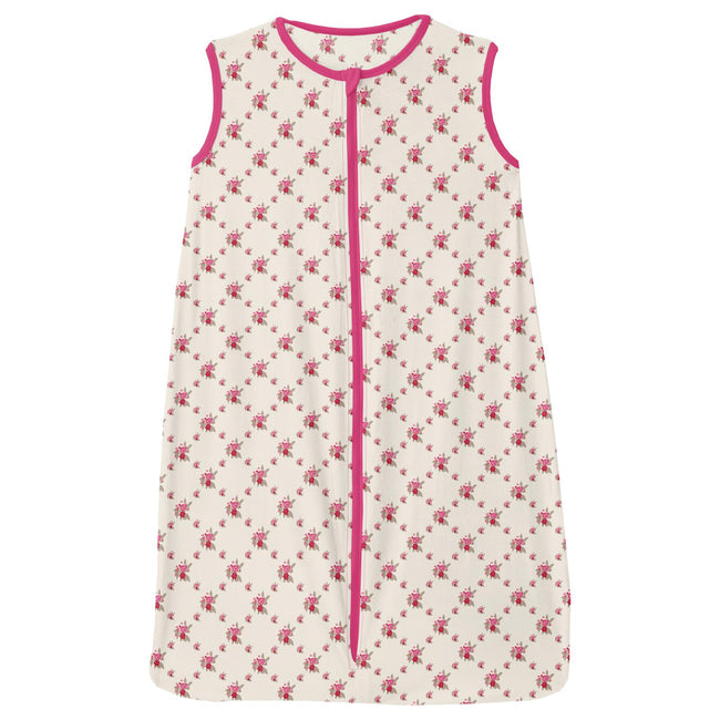 Lightweight Sleeping Bag - Natural Rose Trellis