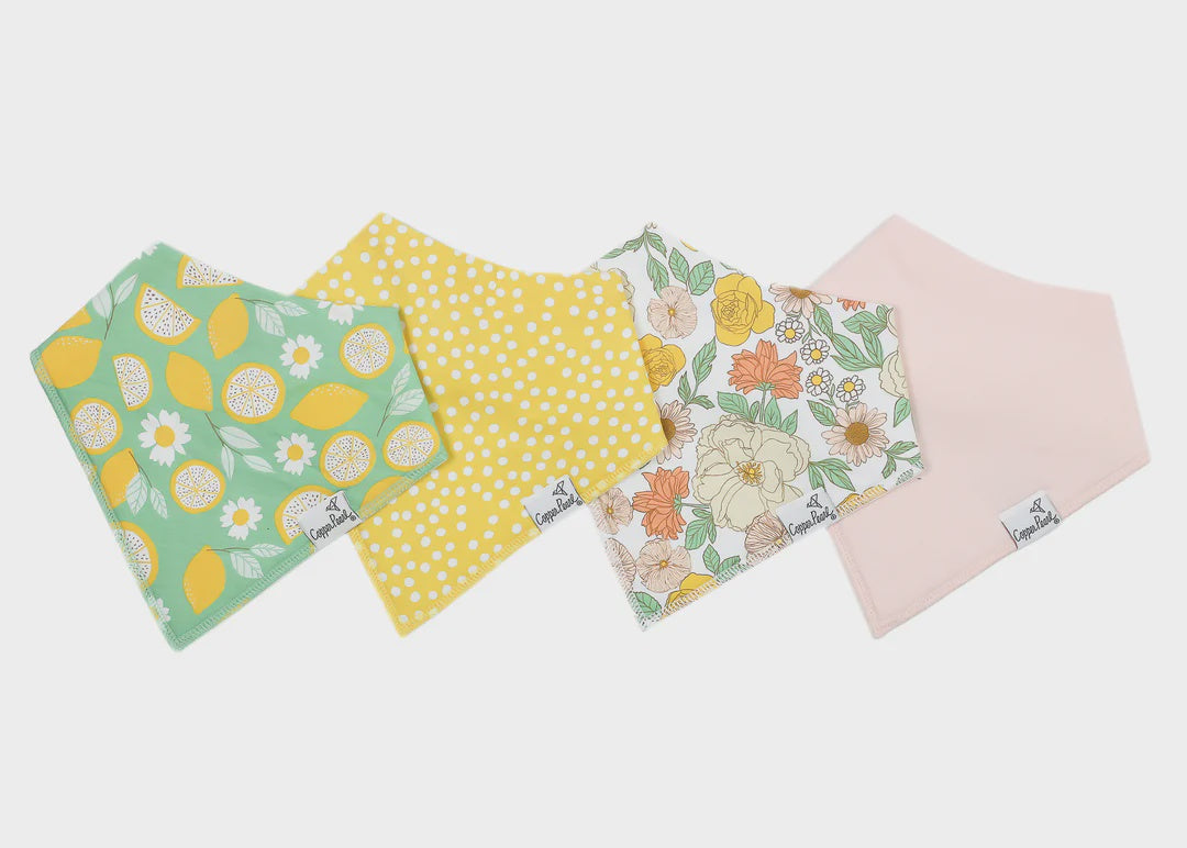 Bandana Bib Set - Lemon