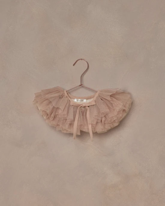 Ruffle Tulle Collar - Blush
