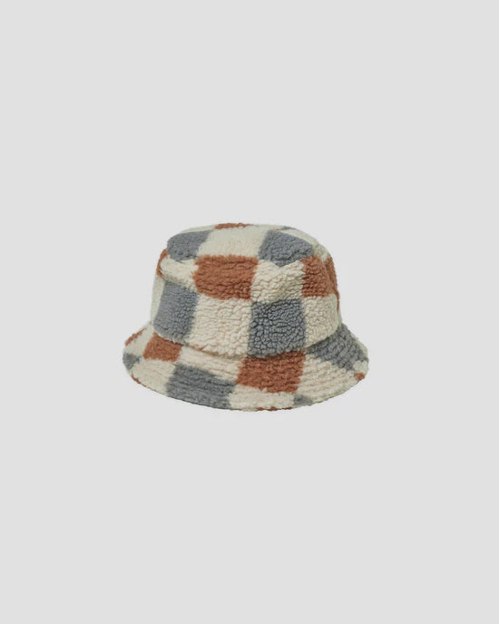 Bucket Hat - Shearling Check