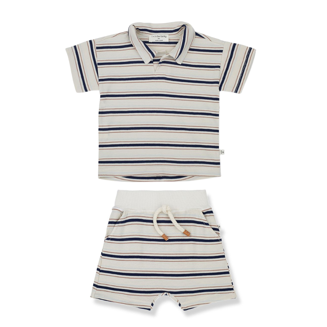 Will & Jair Bermuda Set - Bone