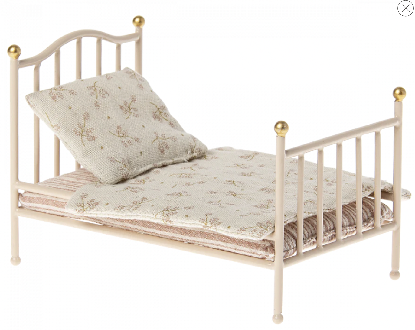 Vintage Bed, Mouse - Rose