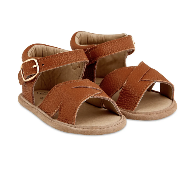 Tawny Split-Soled Leather Baby Sandals